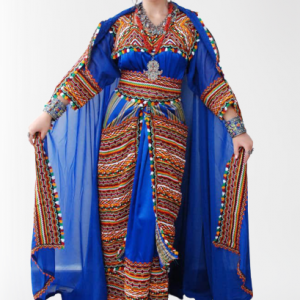 ROBE MARIEE I KABYLE BLEU