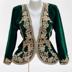 VESTE DE KARAKOU I VERT EMERAUDE