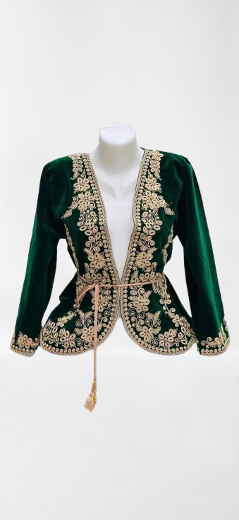 VESTE DE KARAKOU I VERT EMERAUDE