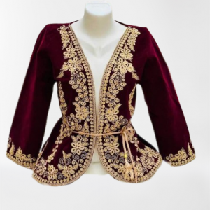 VESTE DE KARAKOU I ROUGE BORDEAUX