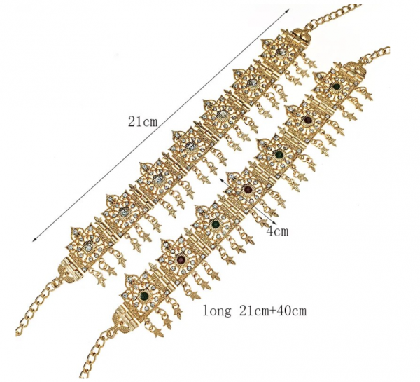 BIJOUX DE TETE ORIENTALE I DOREE – Image 2